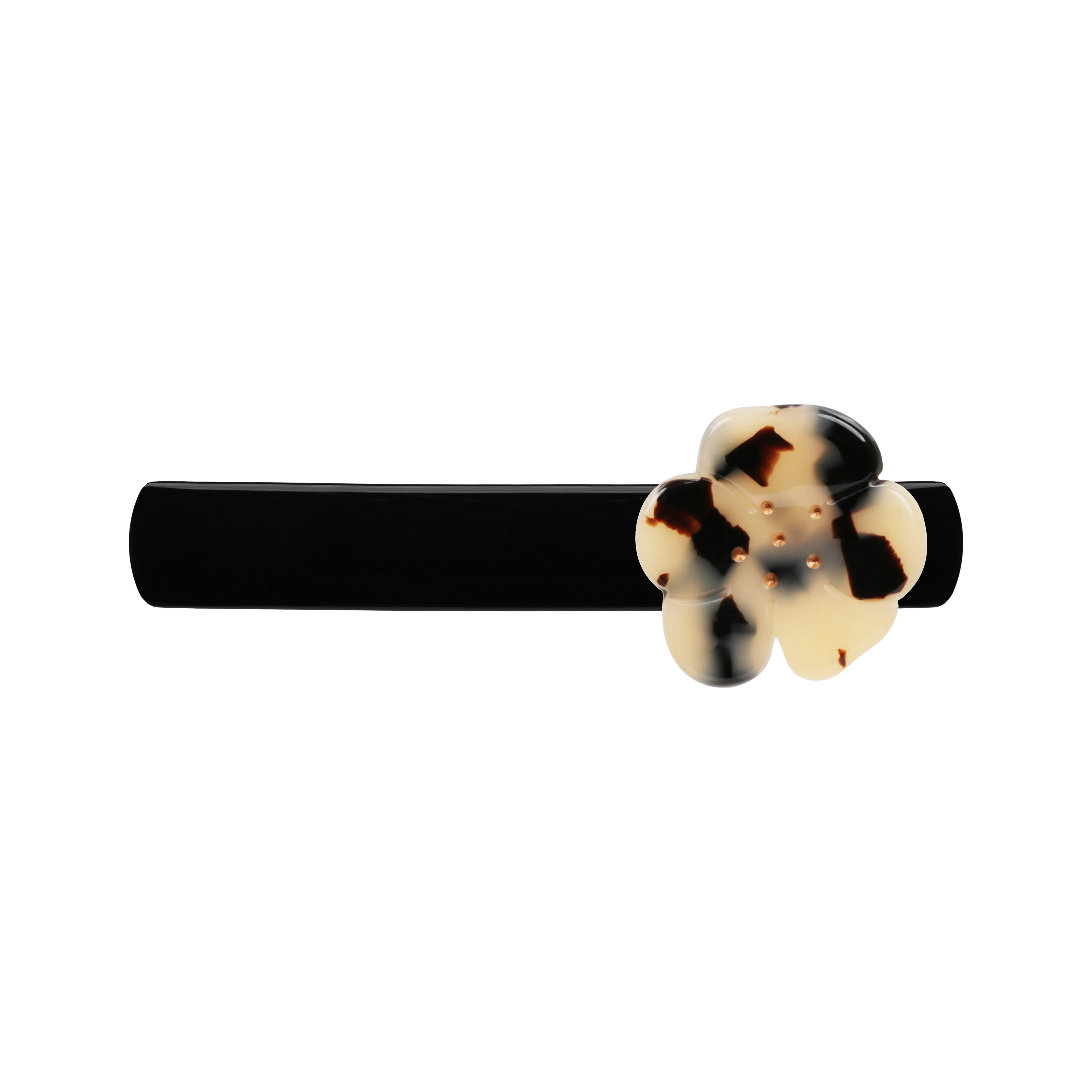 Camellia Small Light Tortoiseshell Hair Clip