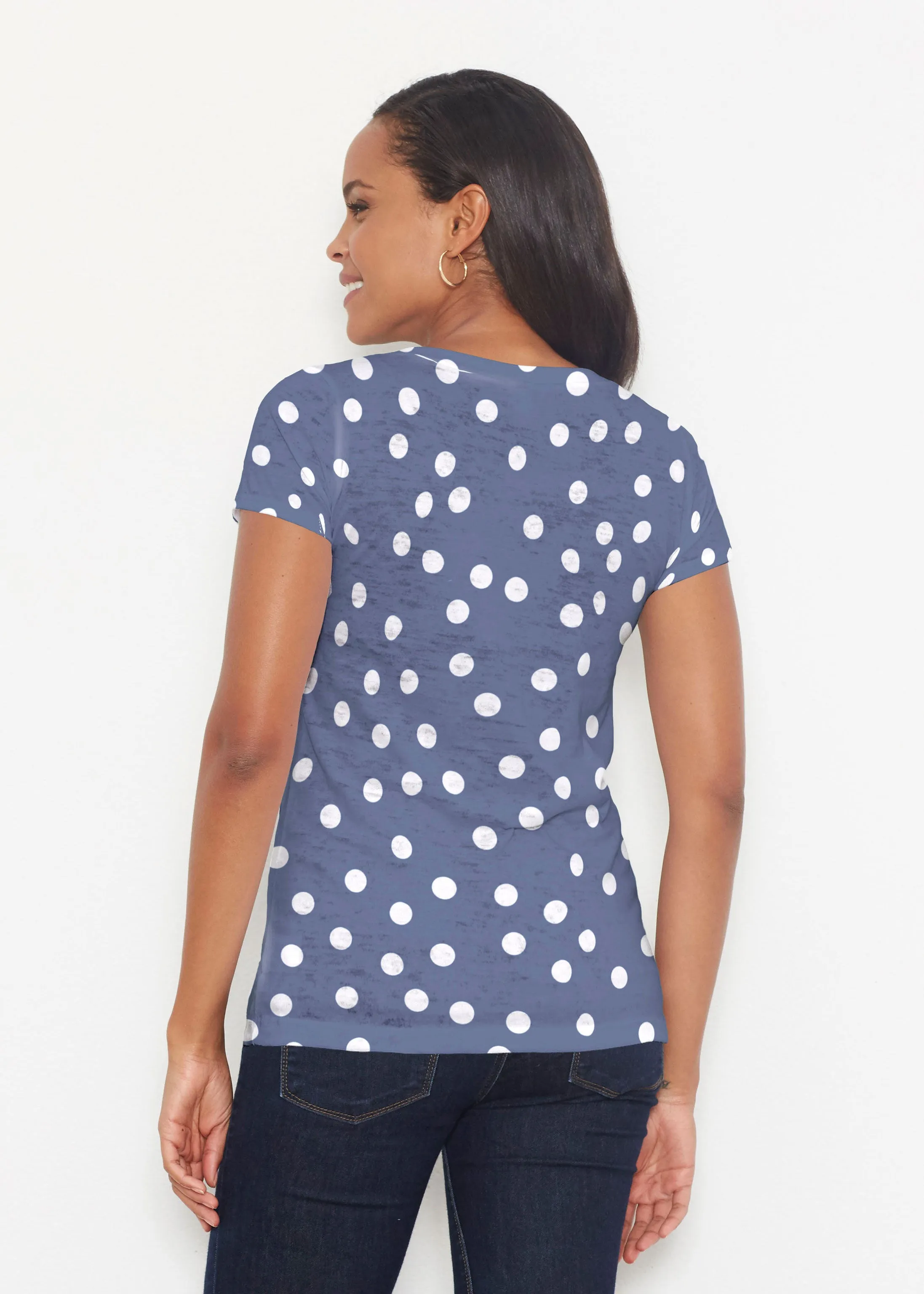 Camouflage Dots (7879) ~ Short Sleeve Scoop Shirt