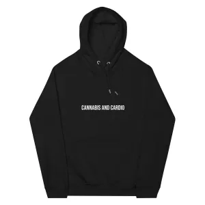 Cannabis and Cardio Unisex Eco Hoodie
