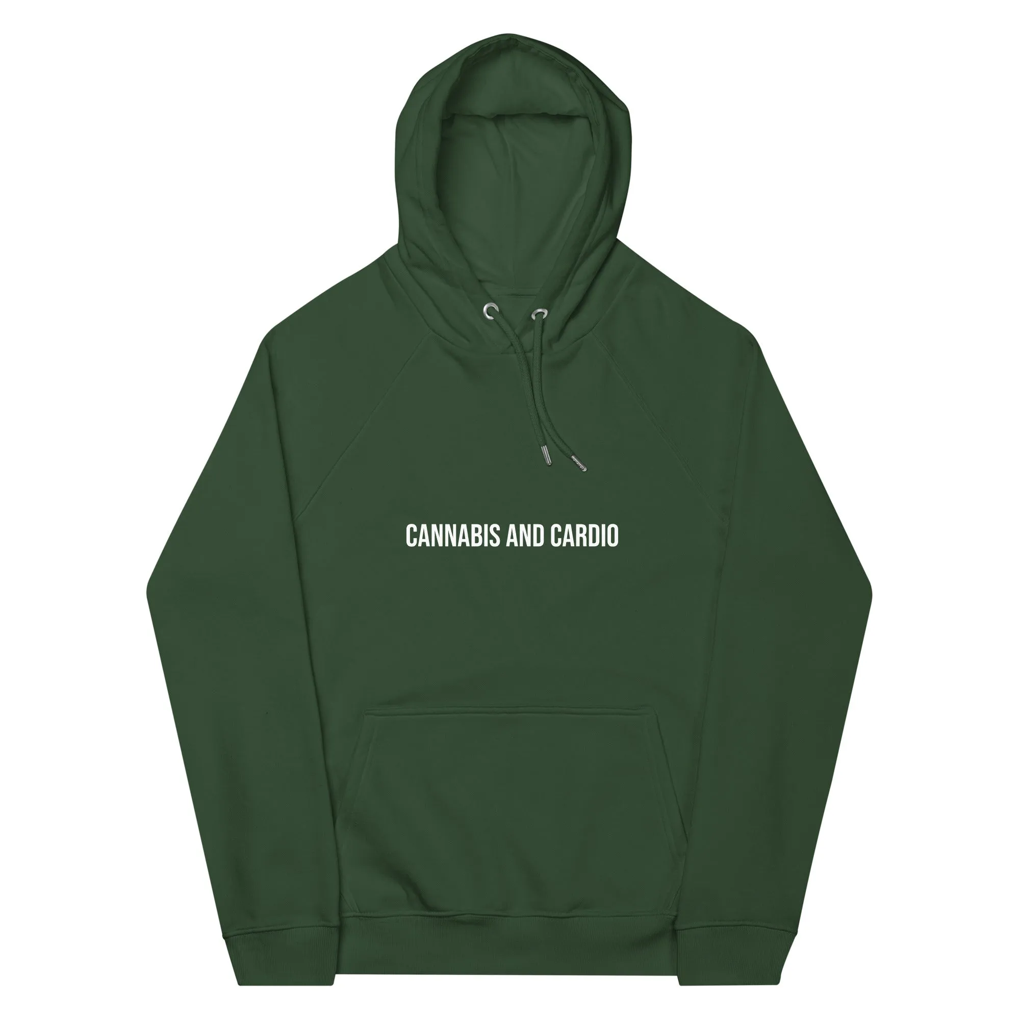 Cannabis and Cardio Unisex Eco Hoodie