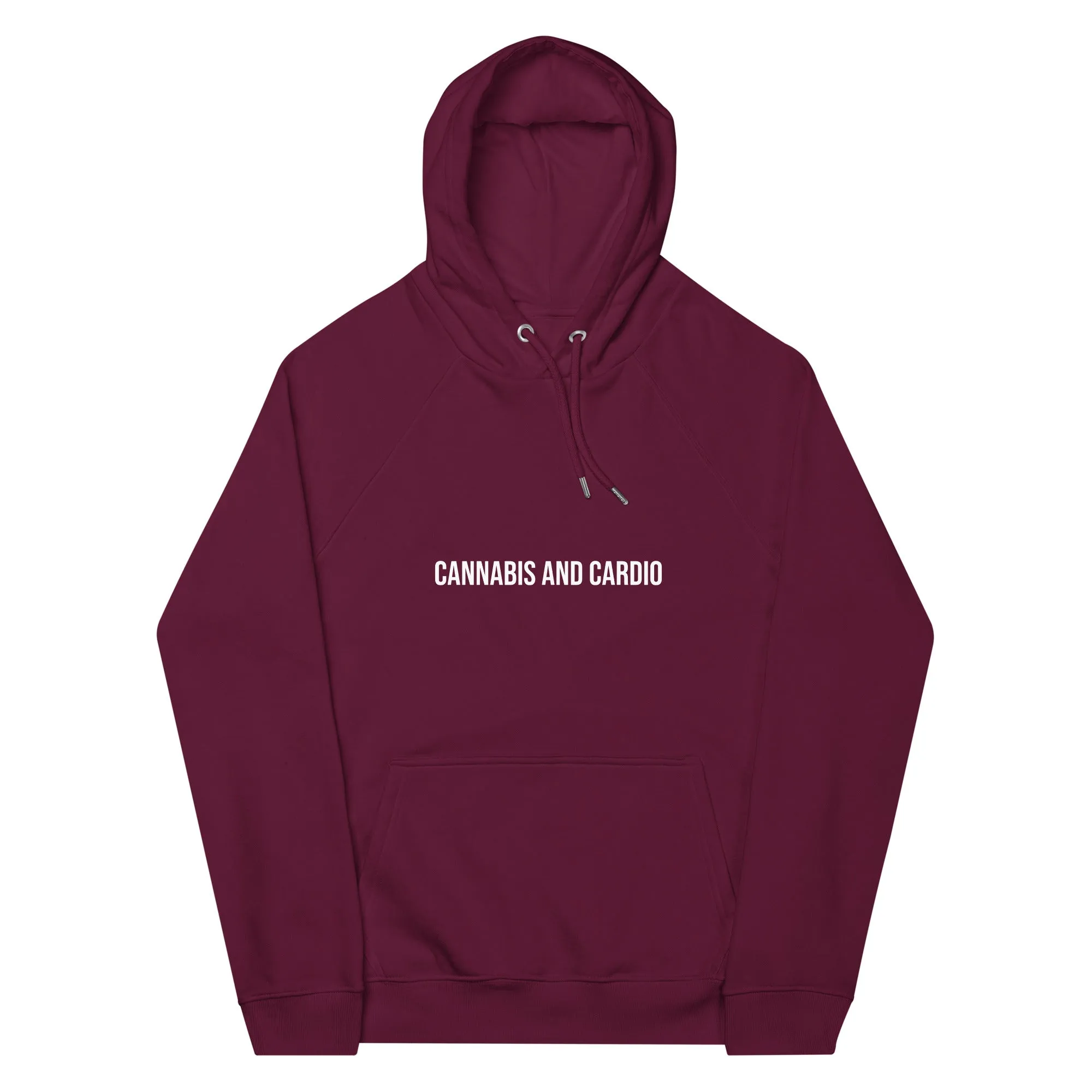 Cannabis and Cardio Unisex Eco Hoodie