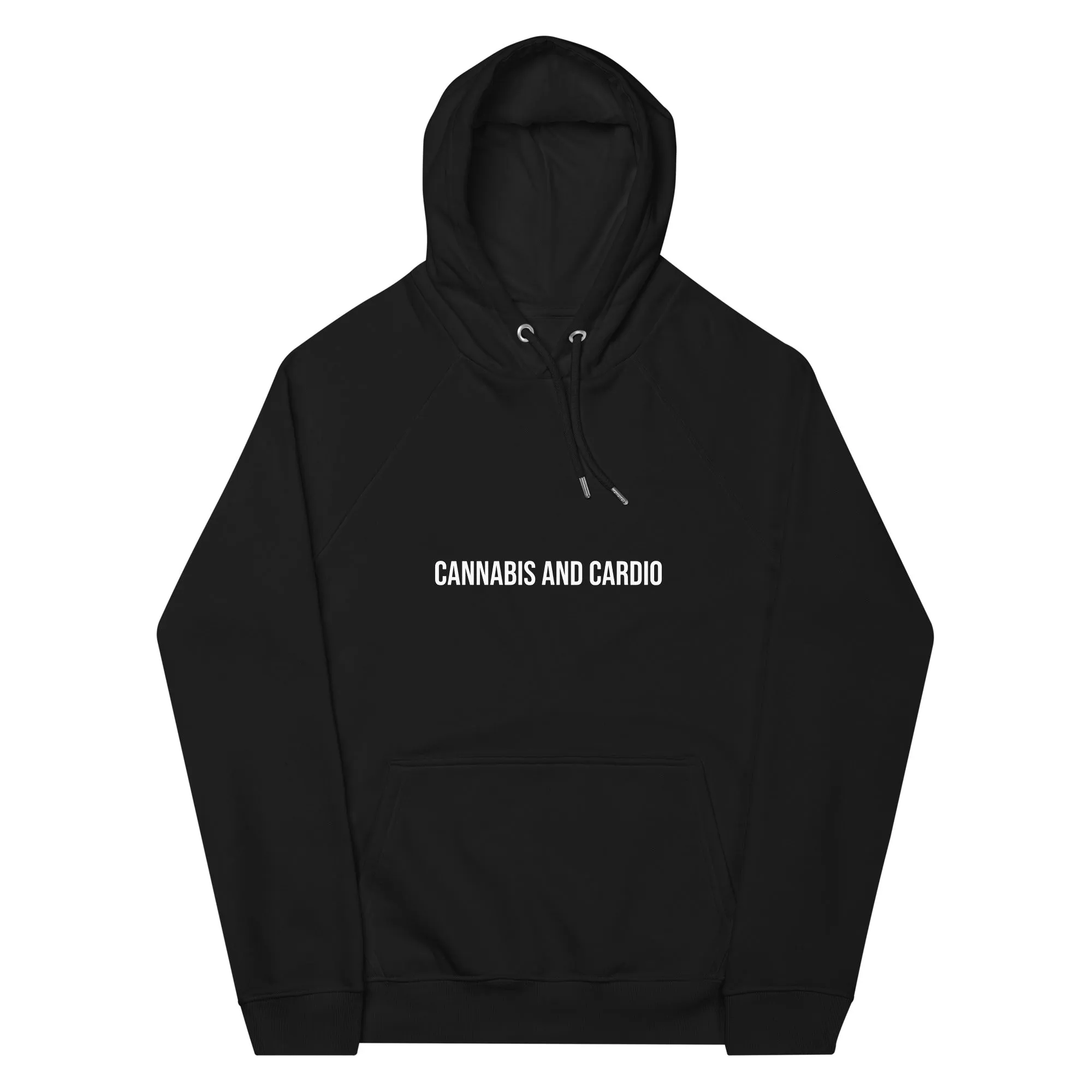 Cannabis and Cardio Unisex Eco Hoodie
