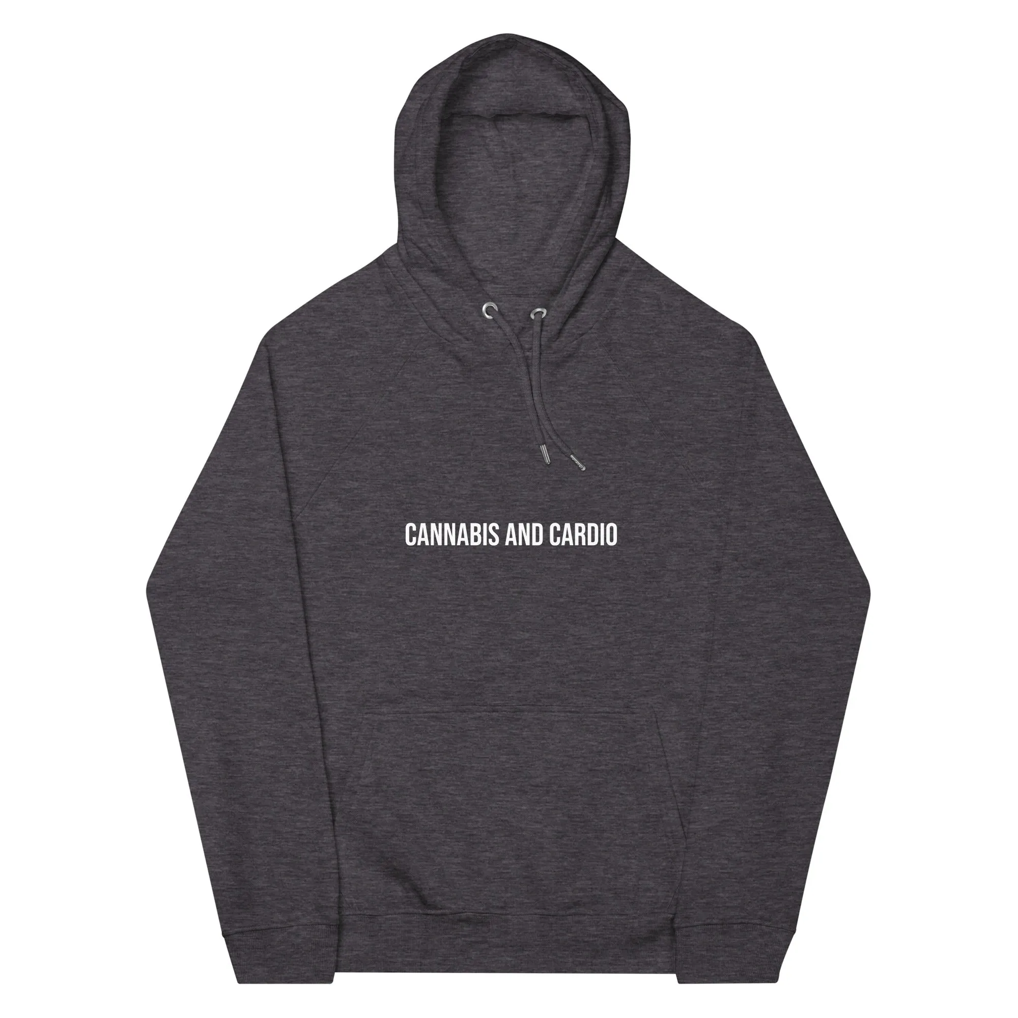 Cannabis and Cardio Unisex Eco Hoodie