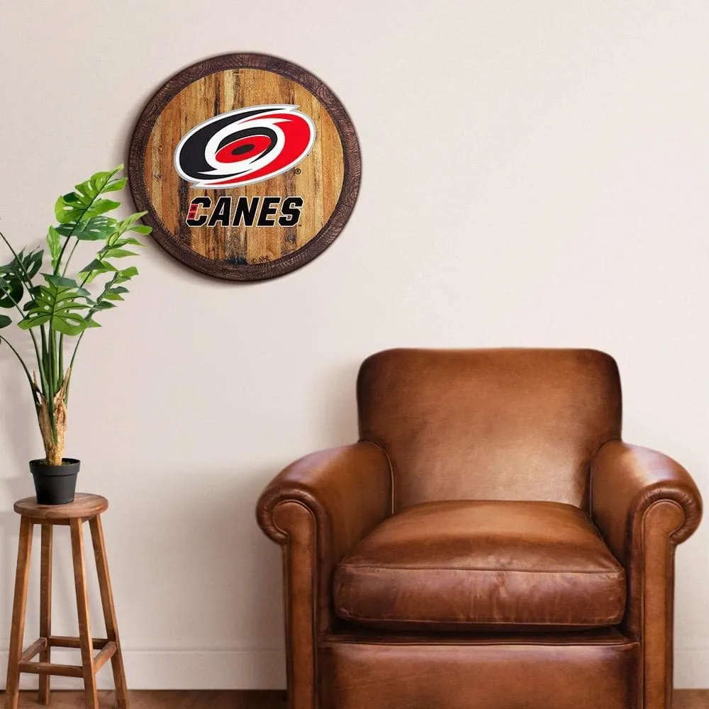 Carolina Hurricanes: "Faux" Barrel Top Sign