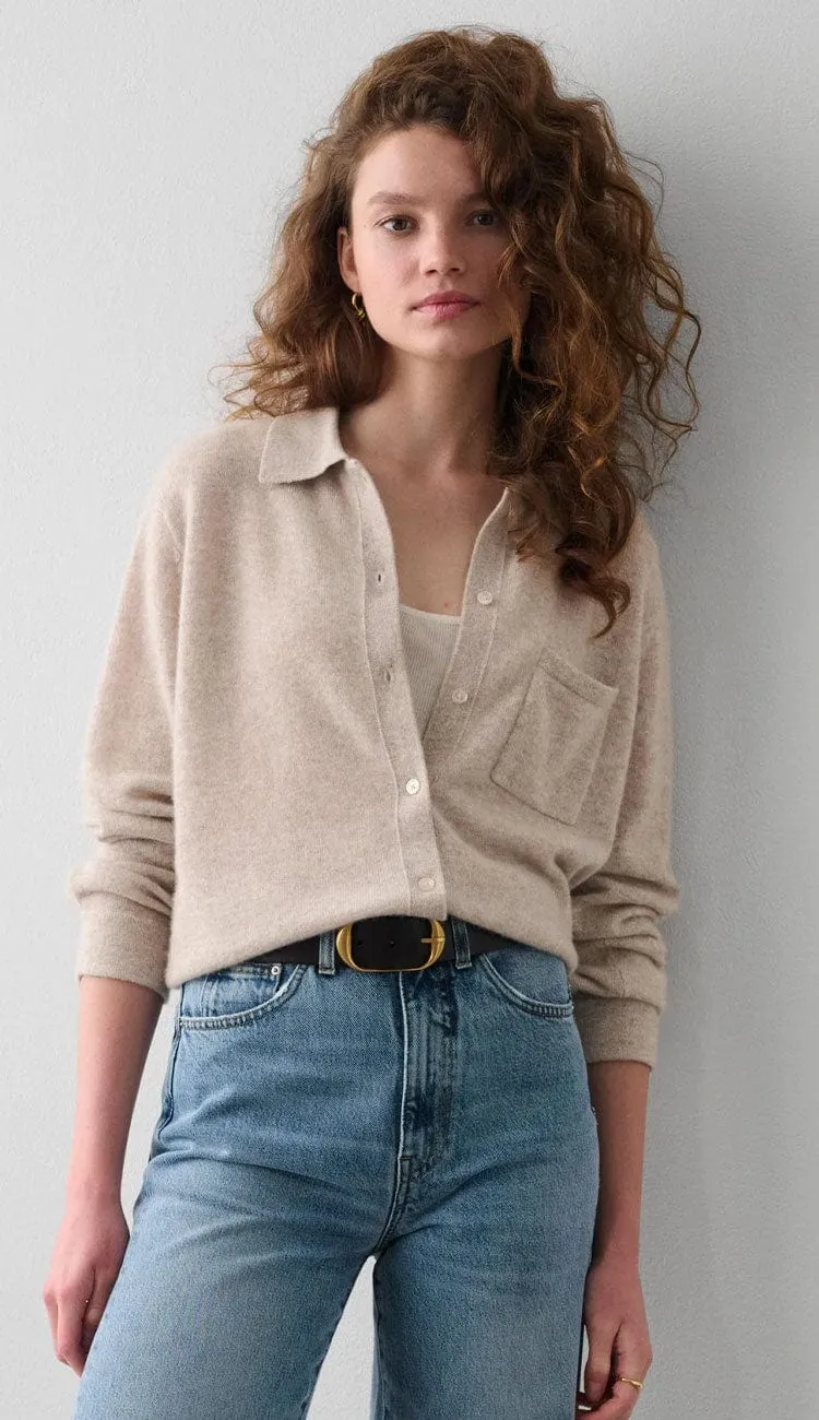 Cashmere Button Down Shirt