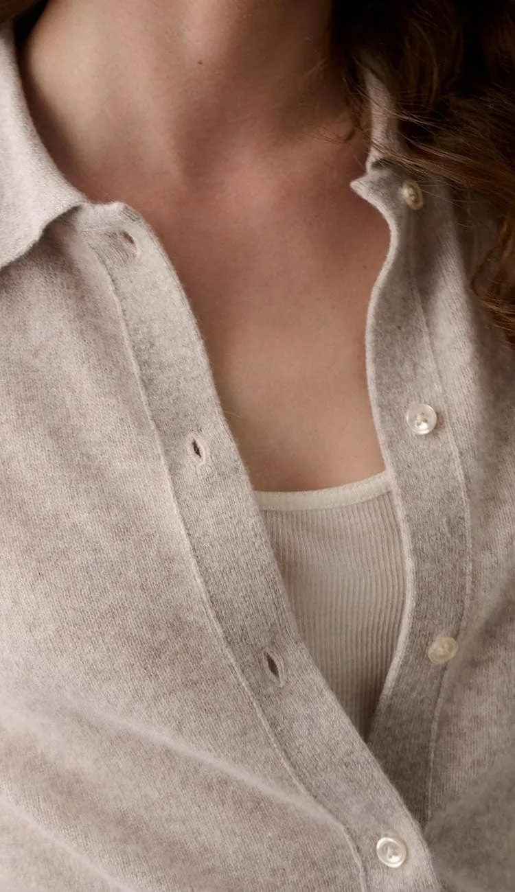 Cashmere Button Down Shirt