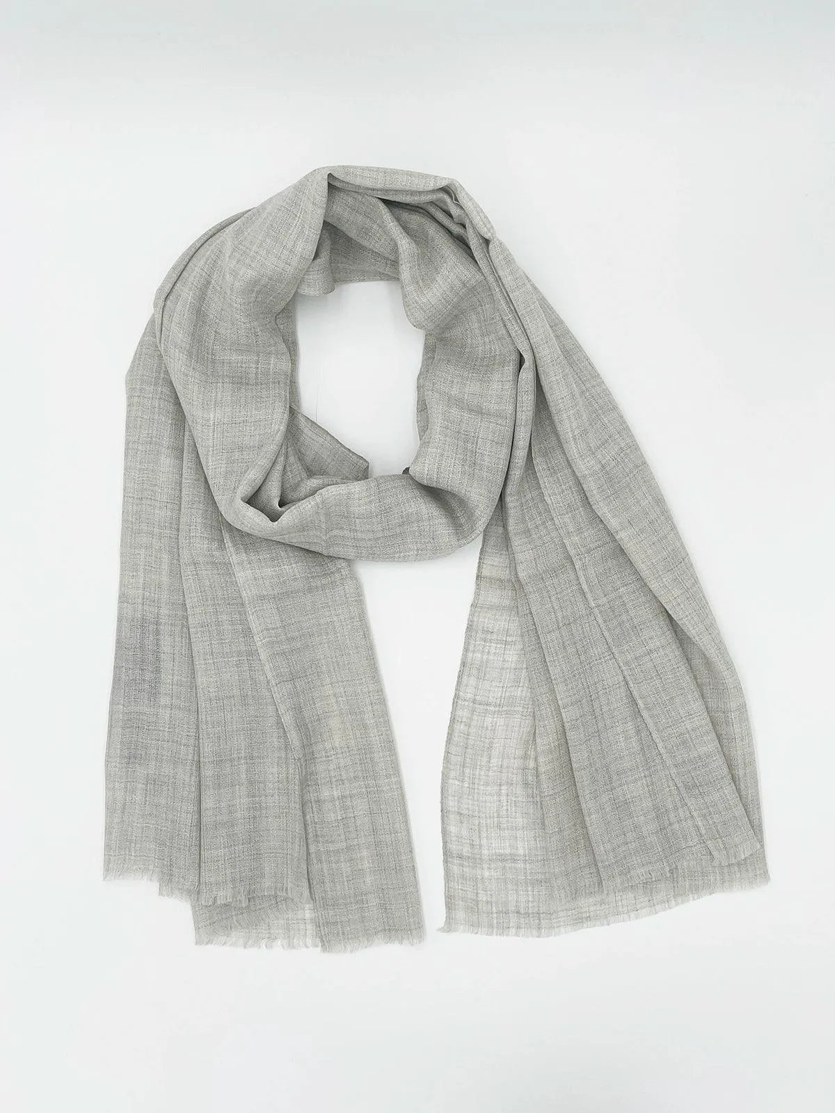 Cashmere Scarf - Gray