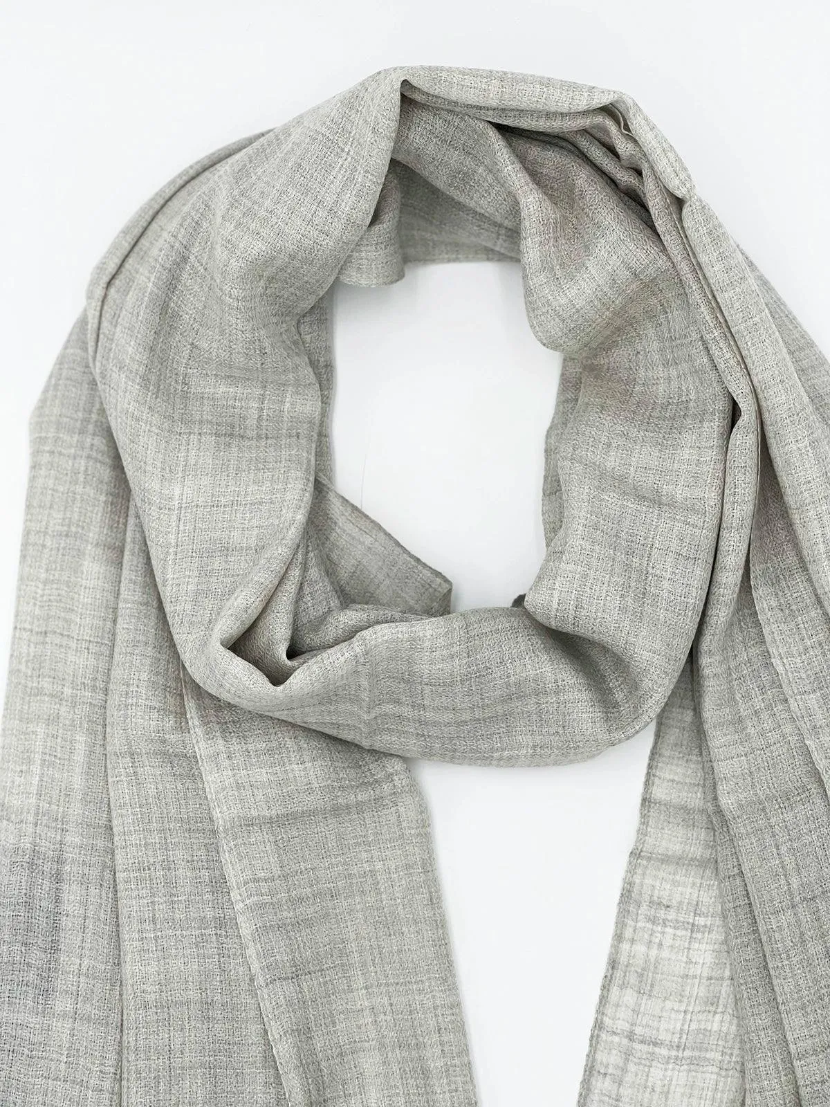 Cashmere Scarf - Gray