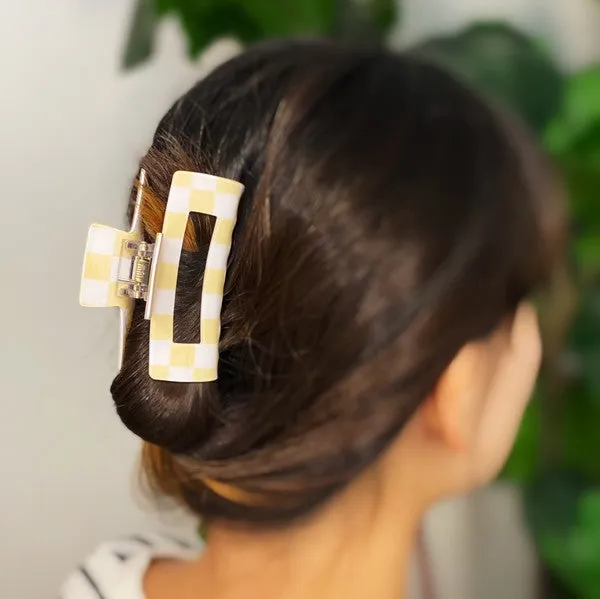 Checker Lovers Hair Claw