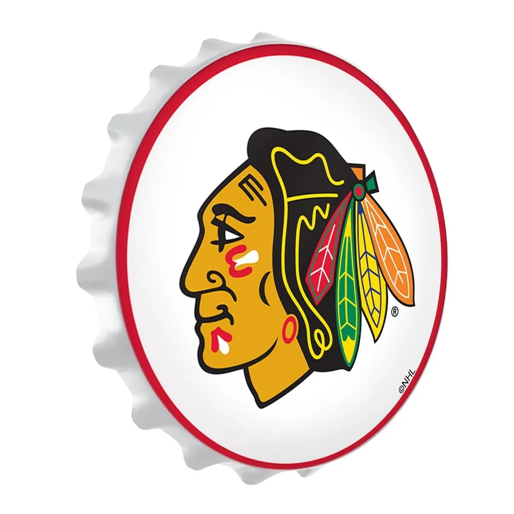 Chicago Blackhawks: Bottle Cap Wall Light