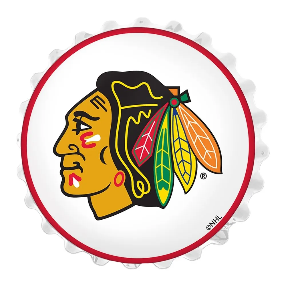 Chicago Blackhawks: Bottle Cap Wall Light