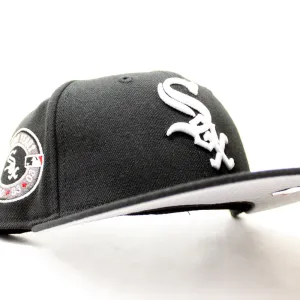 Chicago White Sox 33 50 83 03 All Star Years New Era Fitted 59Fifty Hat (Black Gray Under Brim)