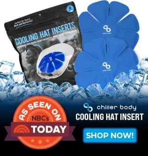 Chiller Body Cooling Hat Inserts