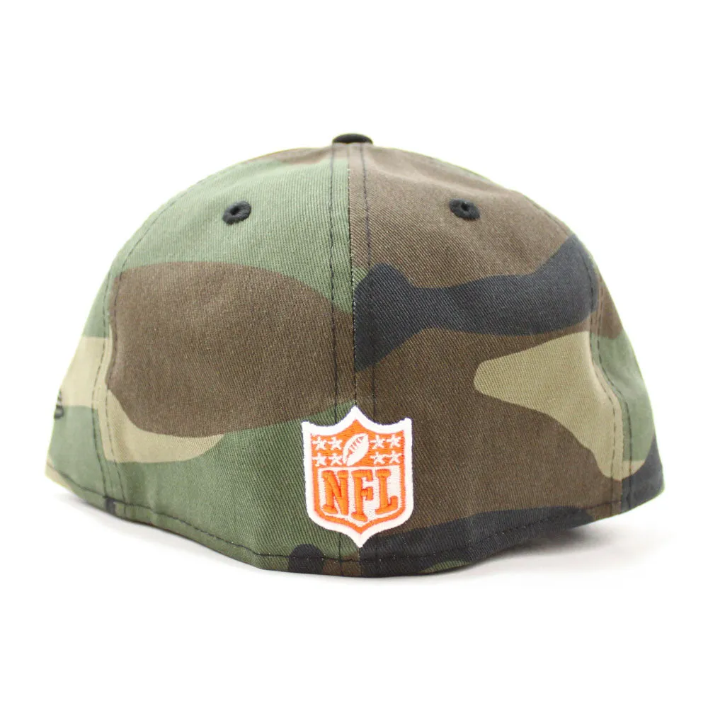 Cincinnati Bengals New Era 59Fifty Fitted Hat (Camo Orange Black Gray Under Brim)