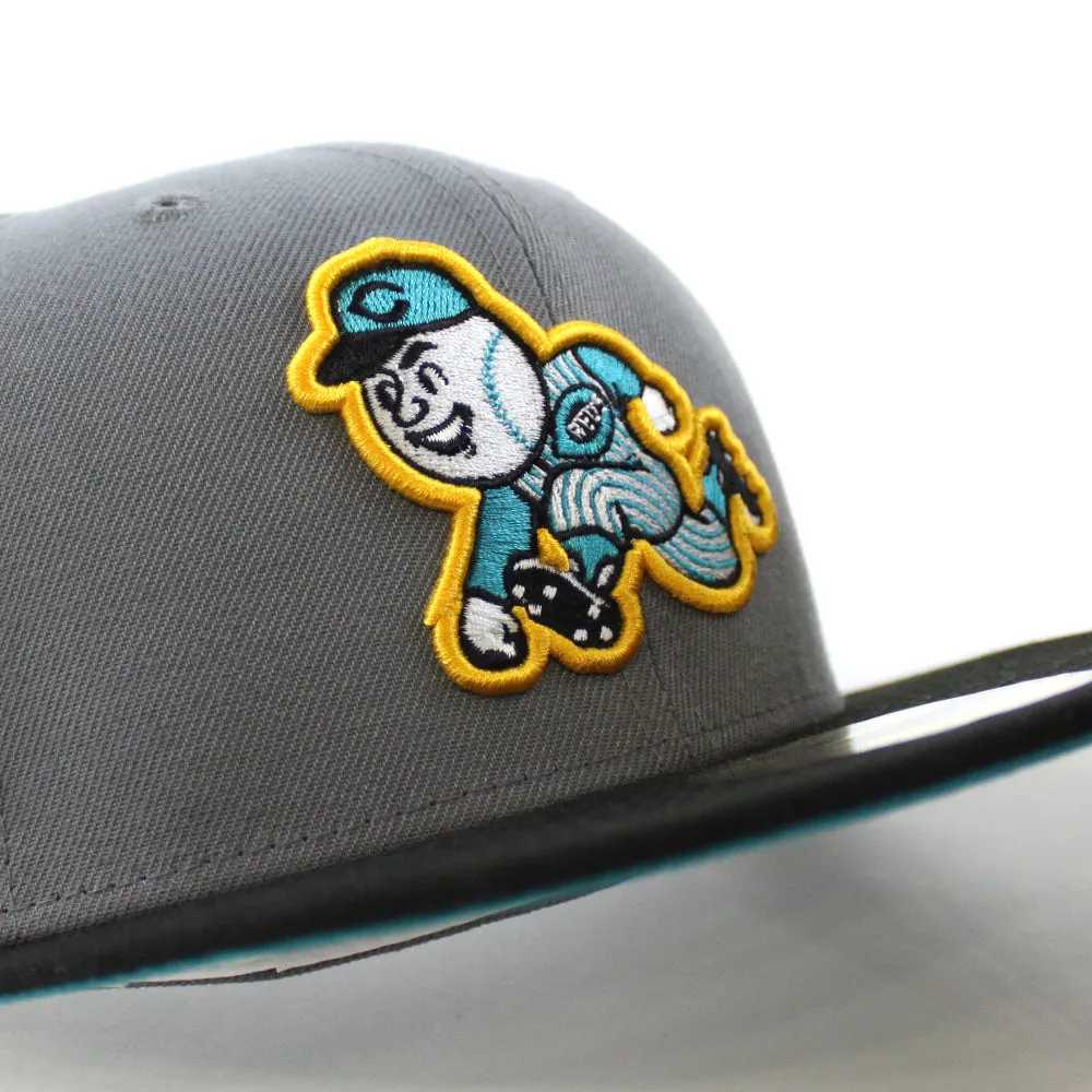 Cincinnati Reds 1970 All Star Game Retro New Era 59Fifty Fitted Hat (Storm Gray Black Teal Under Brim)