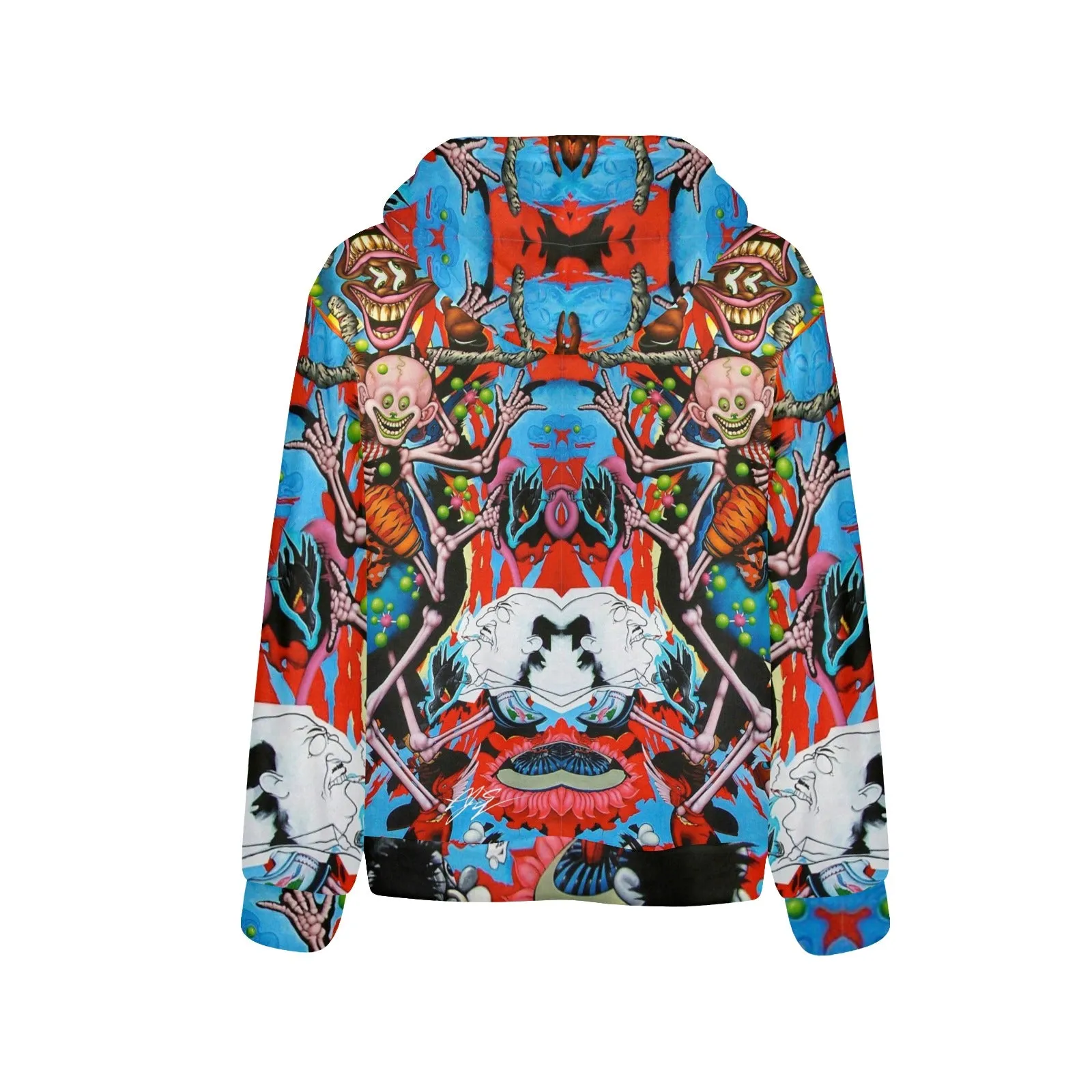 Clownin Men's Flannel Hoodie