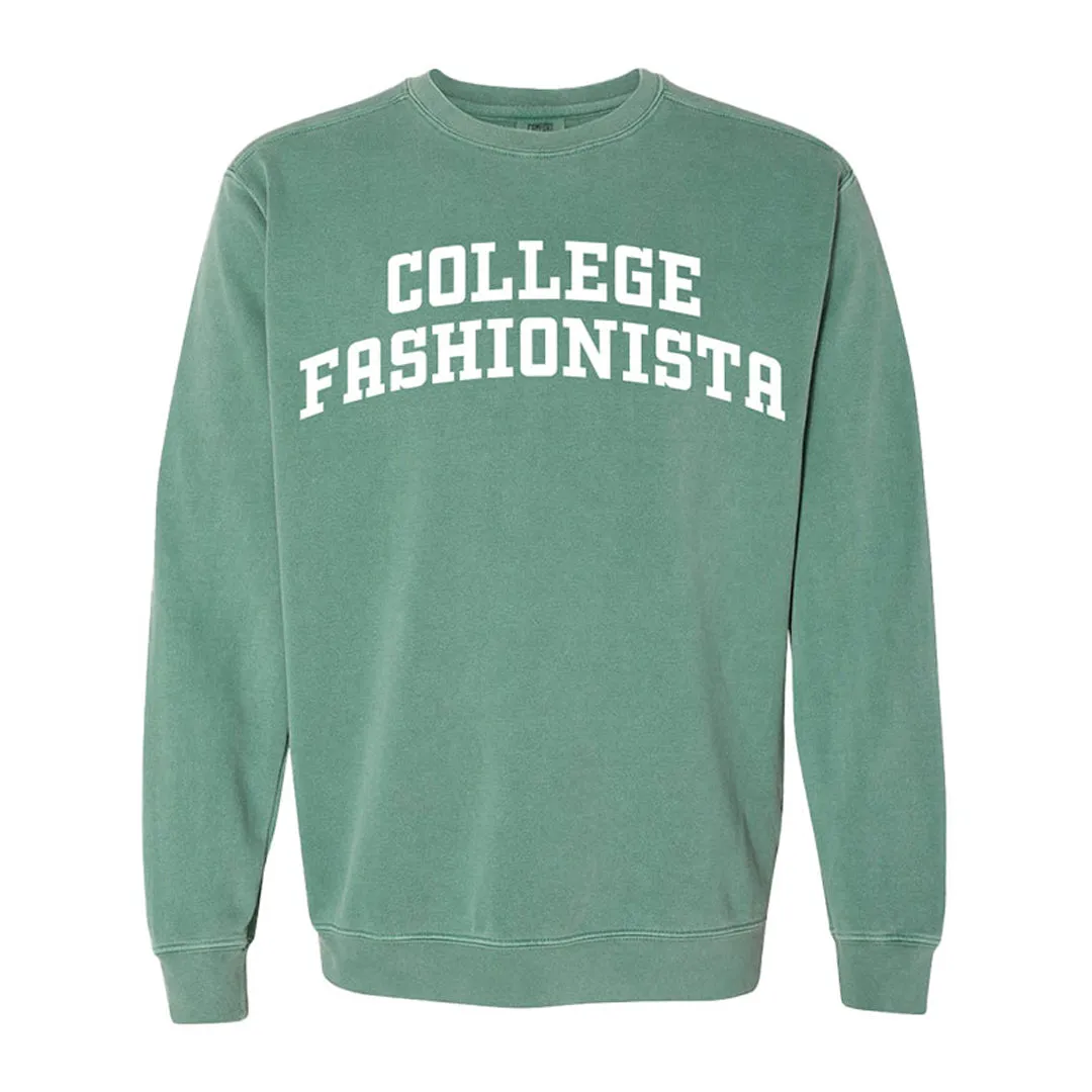 College Fashionista Varsity Pullover