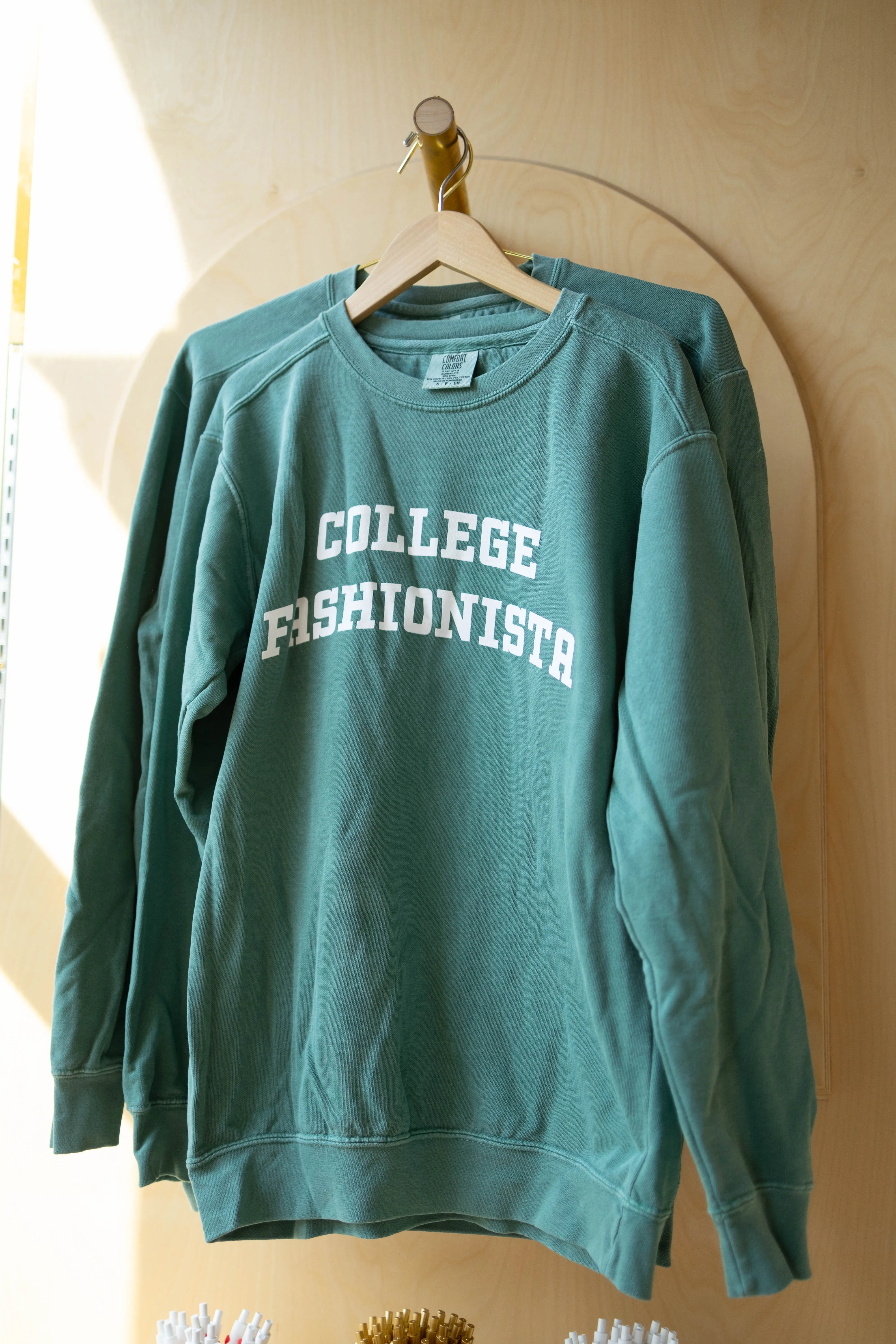 College Fashionista Varsity Pullover