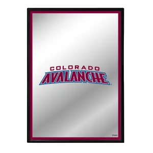 Colorado Avalanche: Logo - Framed Mirrored Wall Sign