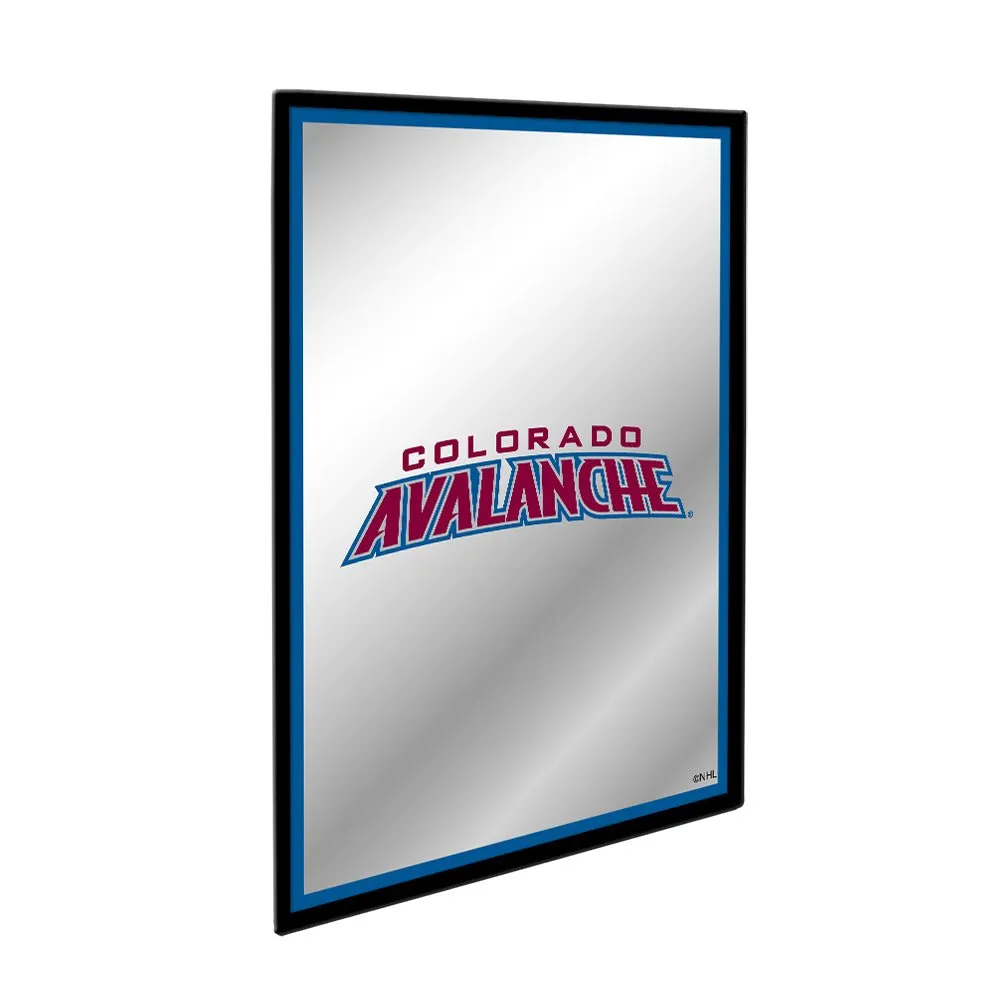 Colorado Avalanche: Logo - Framed Mirrored Wall Sign
