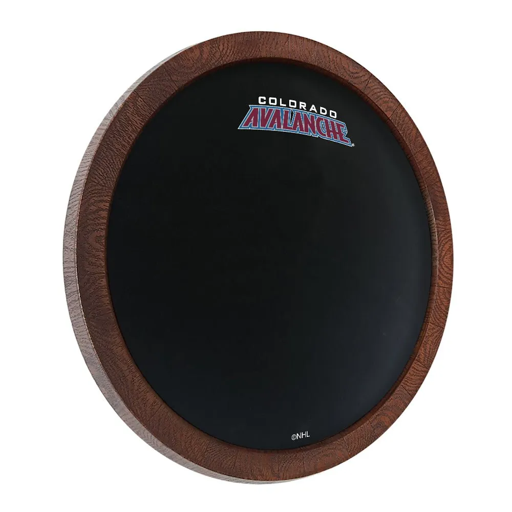 Colorado Avalanche: Secondary Logo - Barrel Top Chalkboard Sign