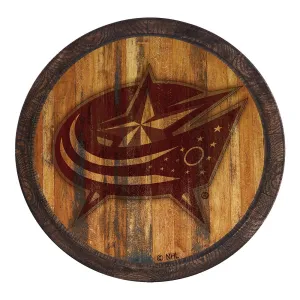 Columbus Blue Jackets: Branded "Faux" Barrel Top Sign
