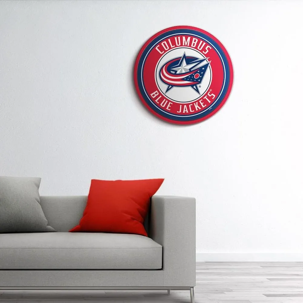Columbus Blue Jackets: Modern Disc Wall Sign