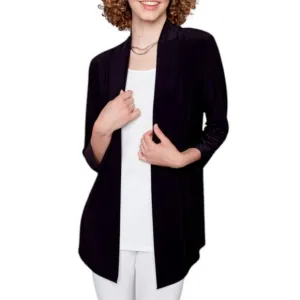 Compli-K Women's Black Cardigan Size S Long Sleeve NWT