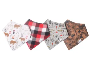 Copper Pearl - Bandana Bib (4 pack) - Lumberjack