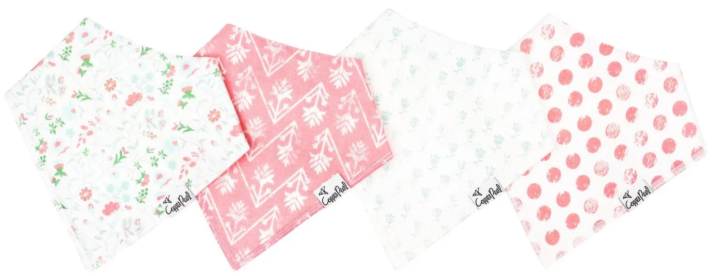 Copper Pearl Claire Bandana Bib Set