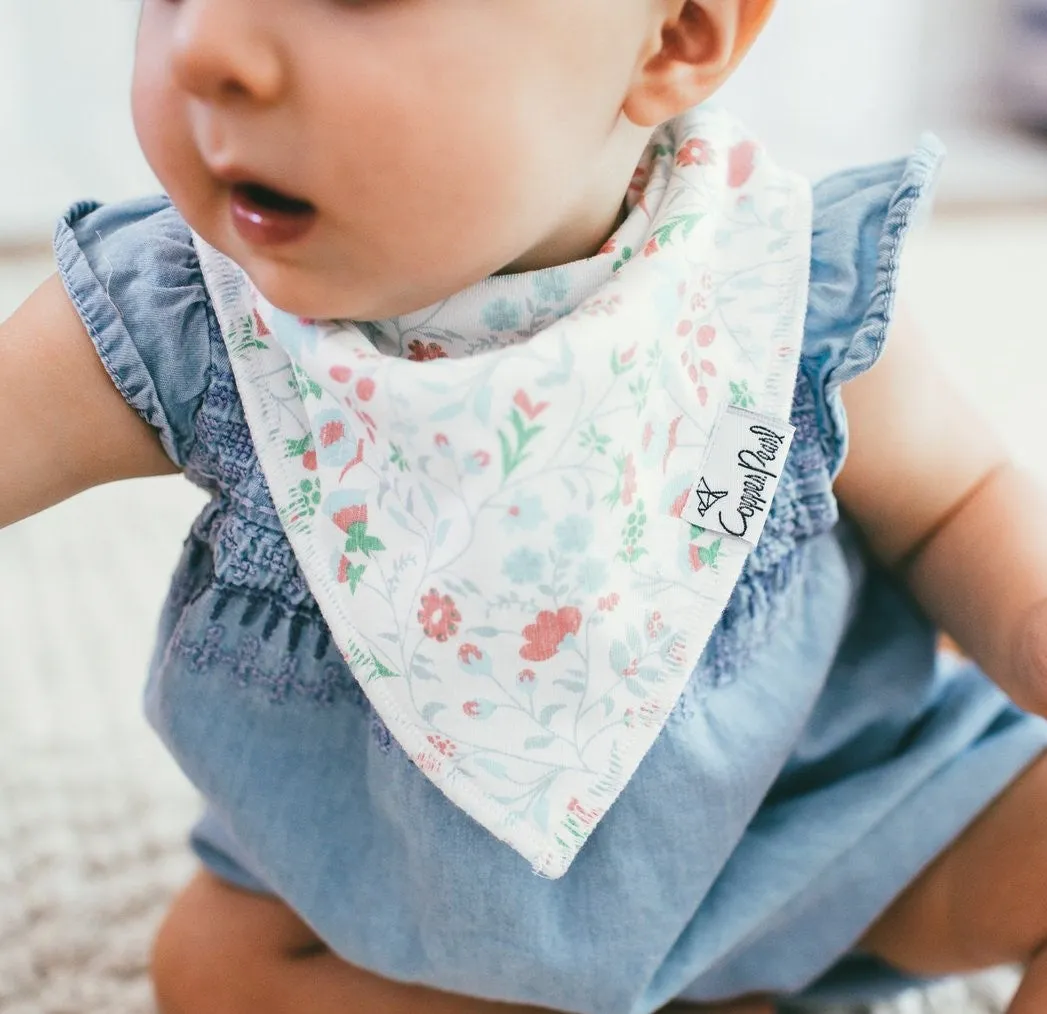 Copper Pearl Claire Bandana Bib Set