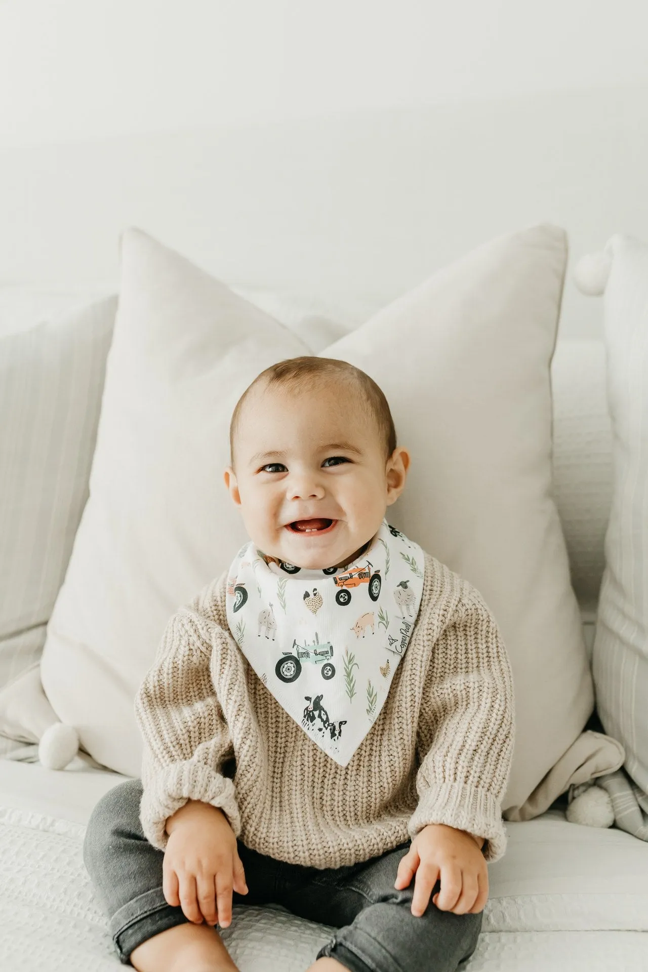Copper Pearl Jo Bandana Bib Set
