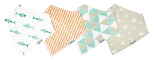 Copper Pearl Pacific Bandana Bib Set