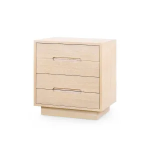 Cora 4-Drawer End Table / Sand