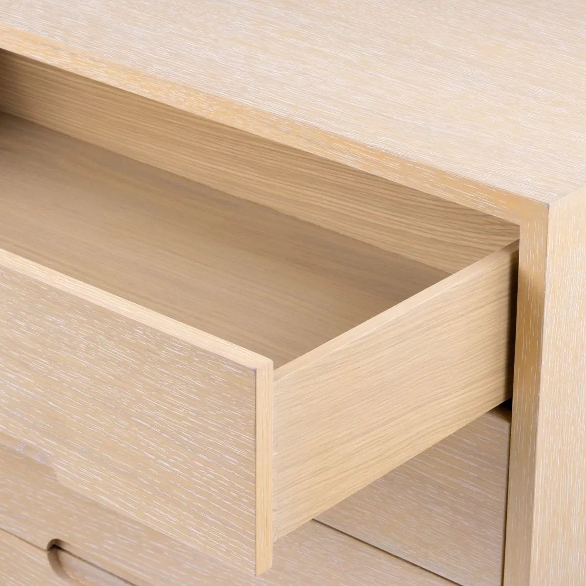 Cora 4-Drawer End Table / Sand