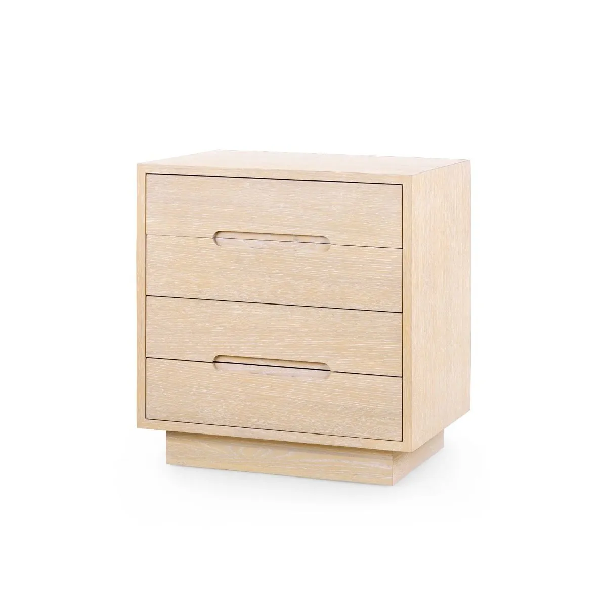 Cora 4-Drawer End Table / Sand