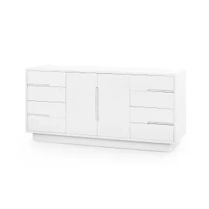 Cora 8-Drawer & 2-Door Cabinet / Soft White