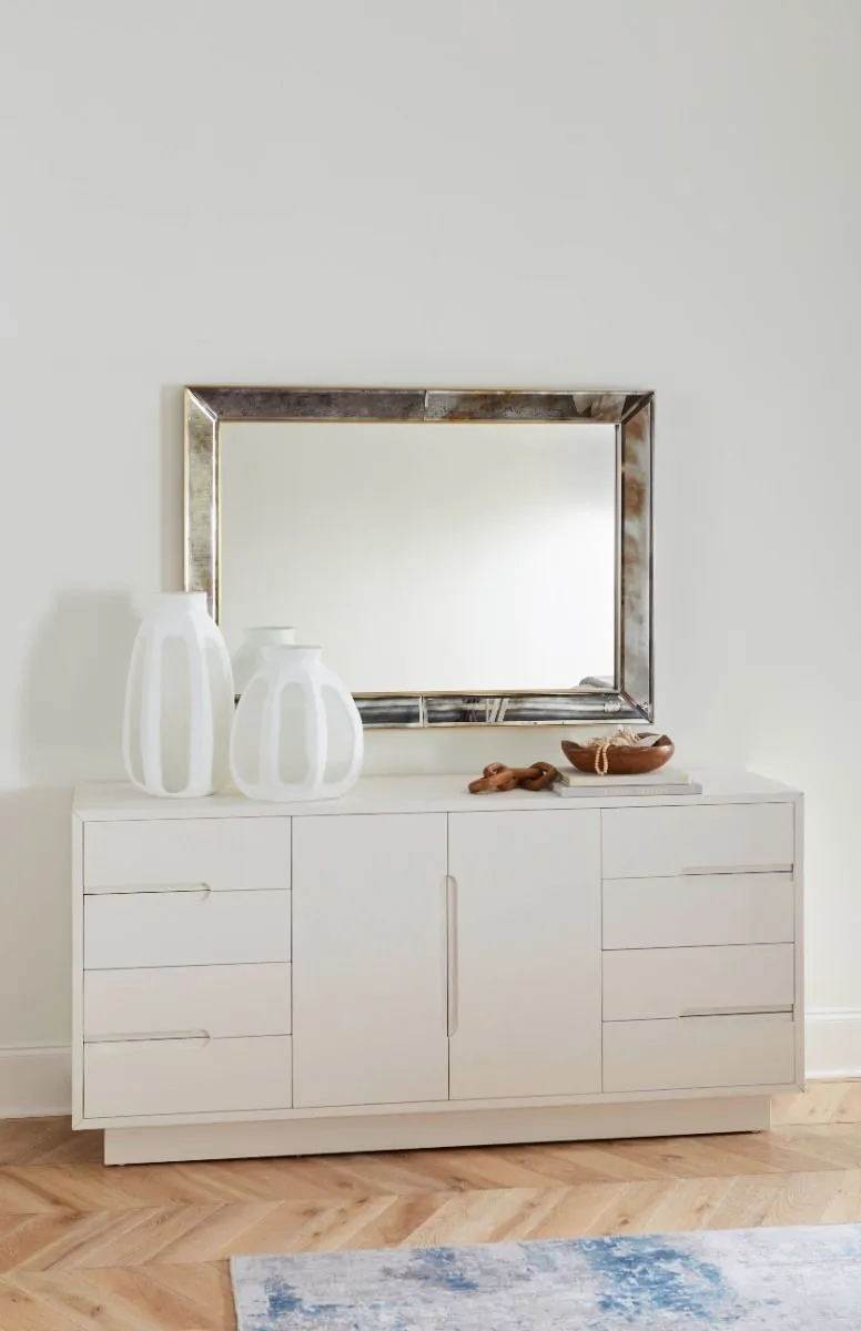 Cora 8-Drawer & 2-Door Cabinet / Soft White