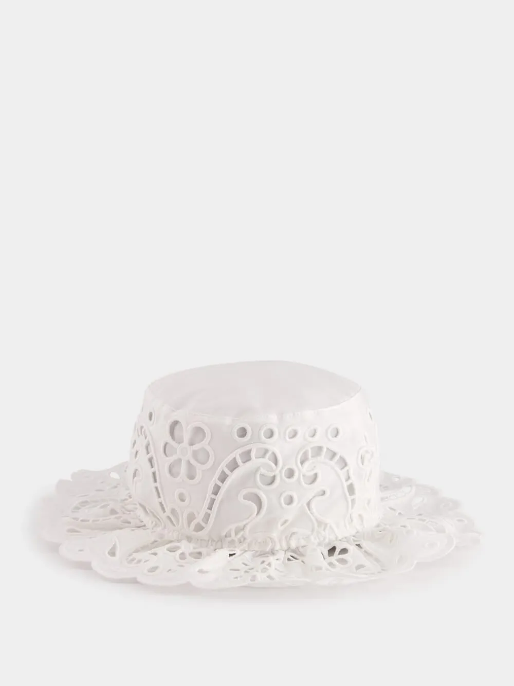 Cotton Broderie Anglaise Hat