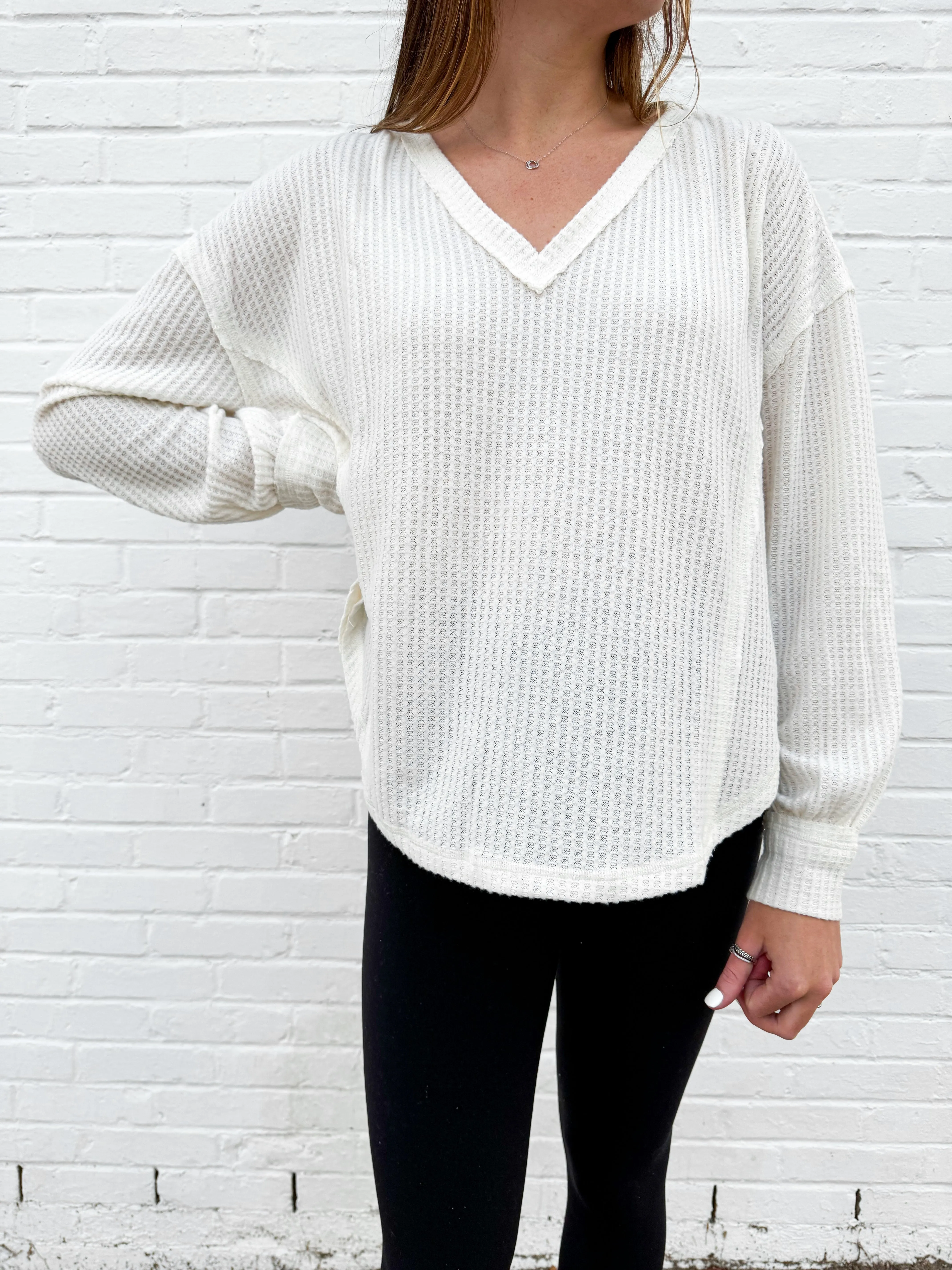 Cozy Waffle Top