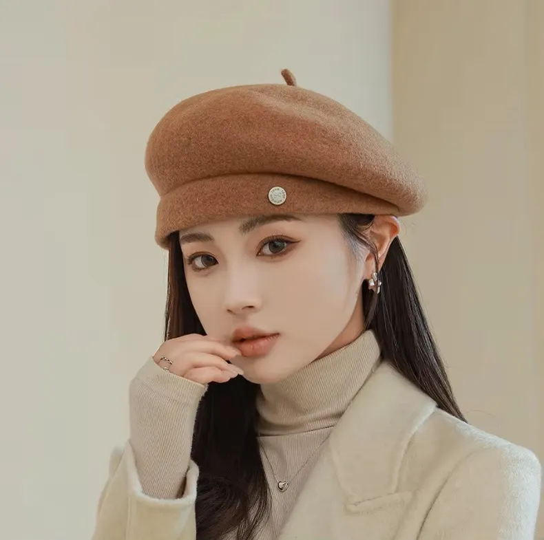 Cozy Wool Winter Beret