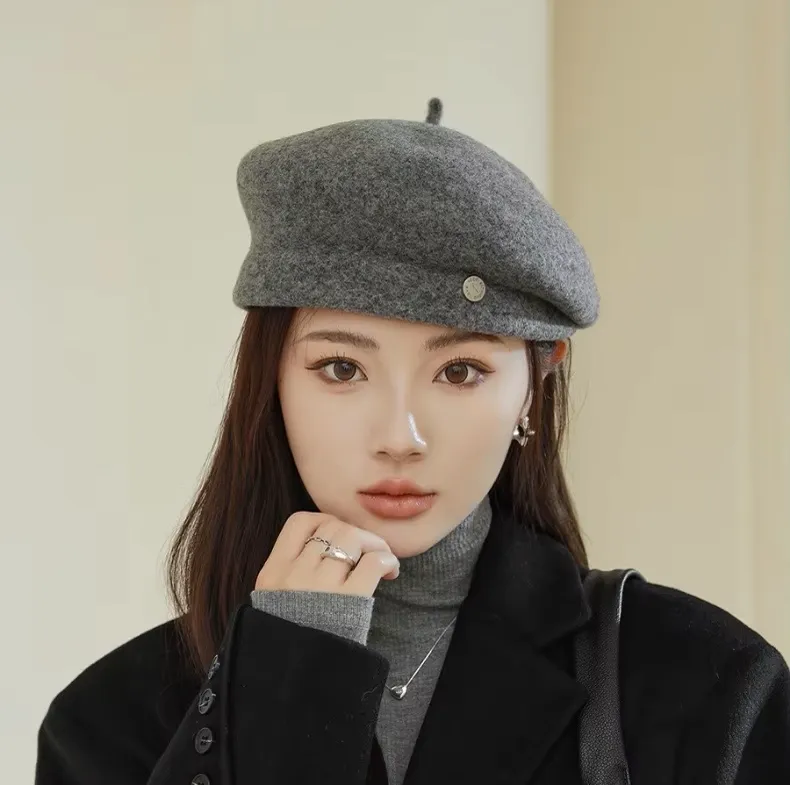 Cozy Wool Winter Beret