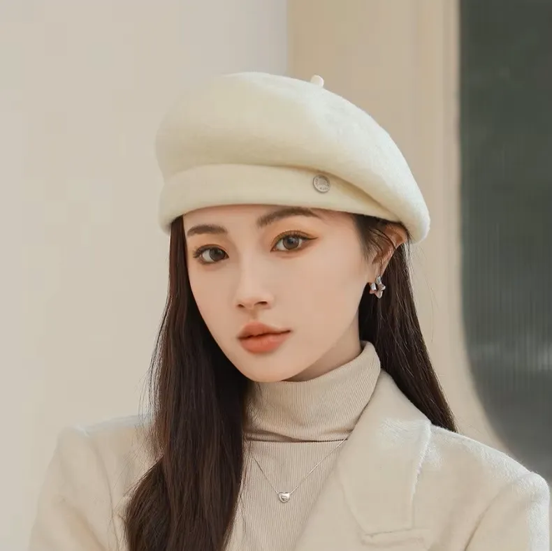 Cozy Wool Winter Beret
