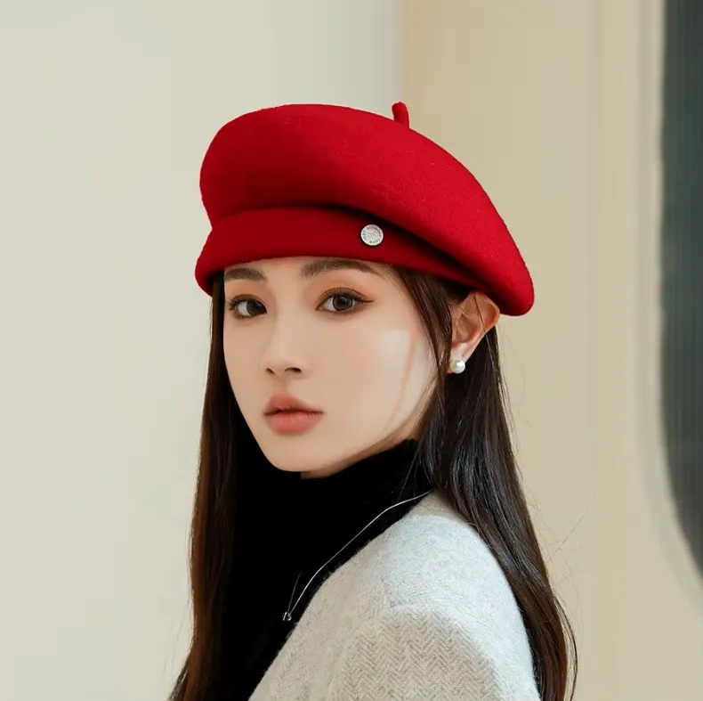 Cozy Wool Winter Beret