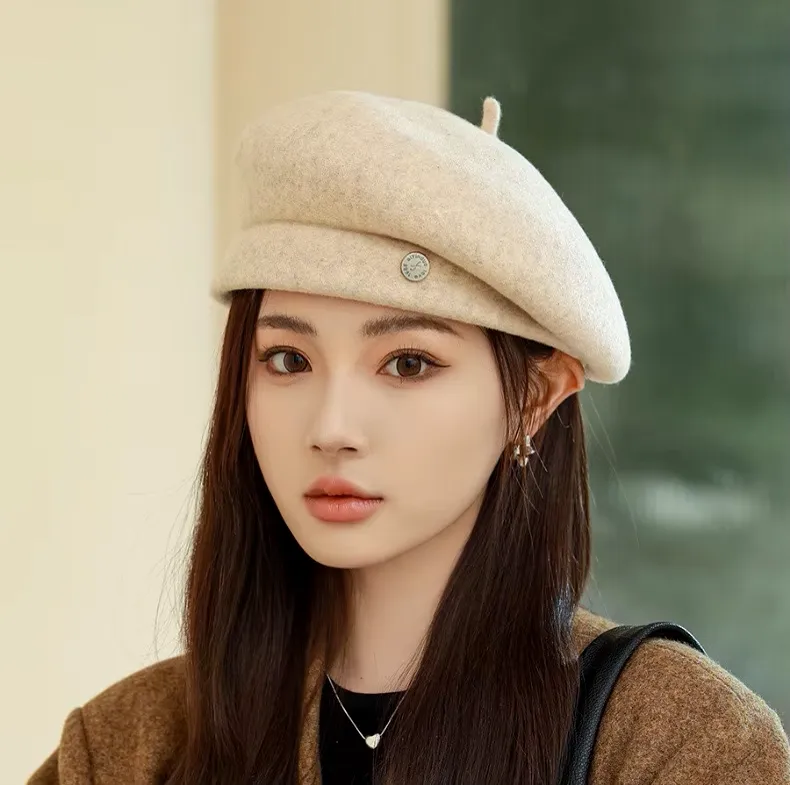 Cozy Wool Winter Beret