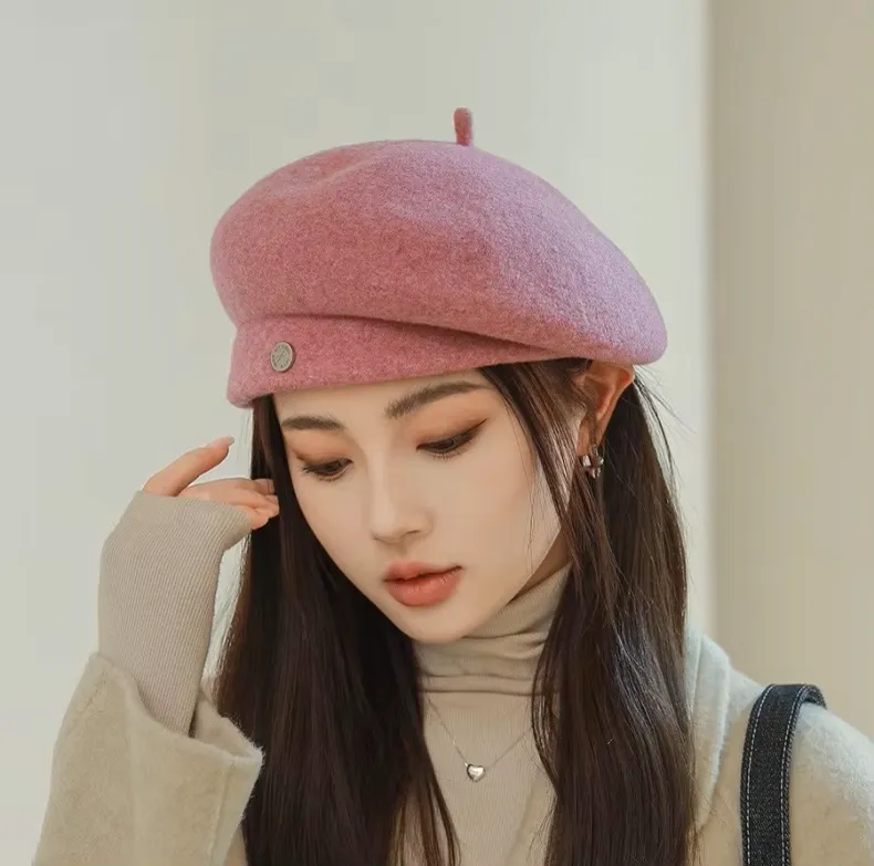 Cozy Wool Winter Beret
