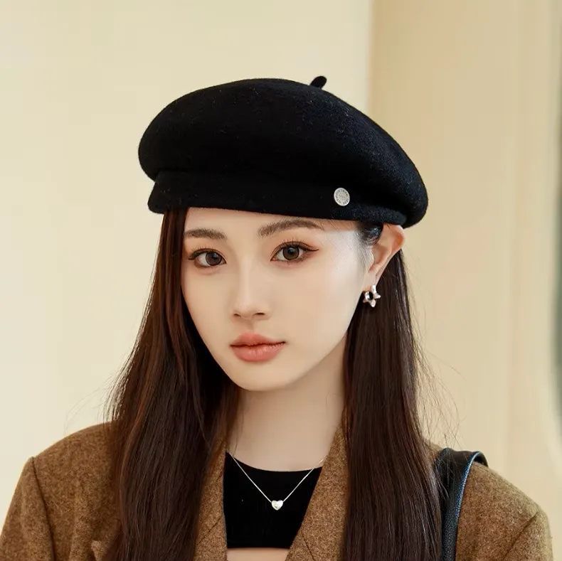 Cozy Wool Winter Beret