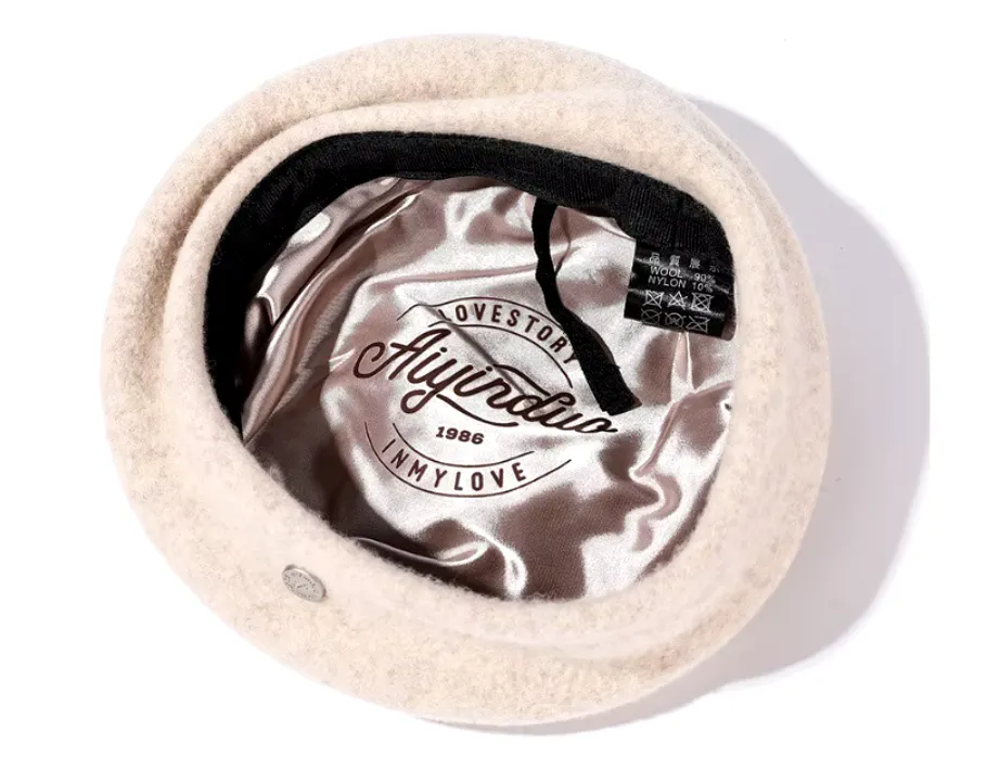 Cozy Wool Winter Beret