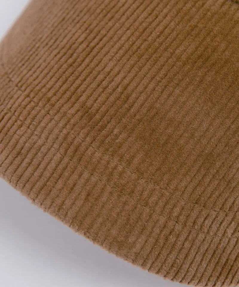 CREVE NINE: Corduroy Visor - Camel