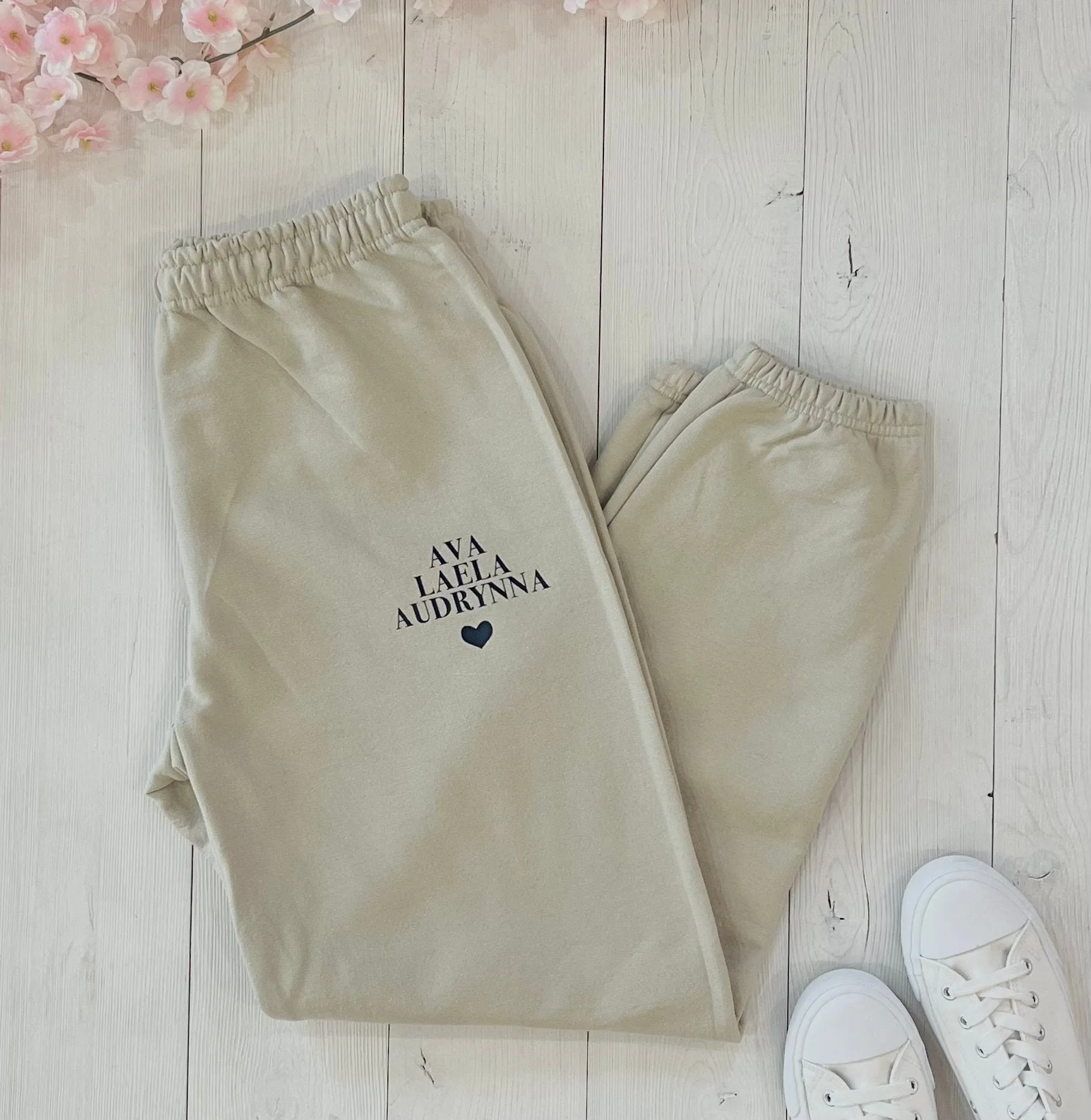 Custom Mama Matching Sweatsuit with Personalized Names